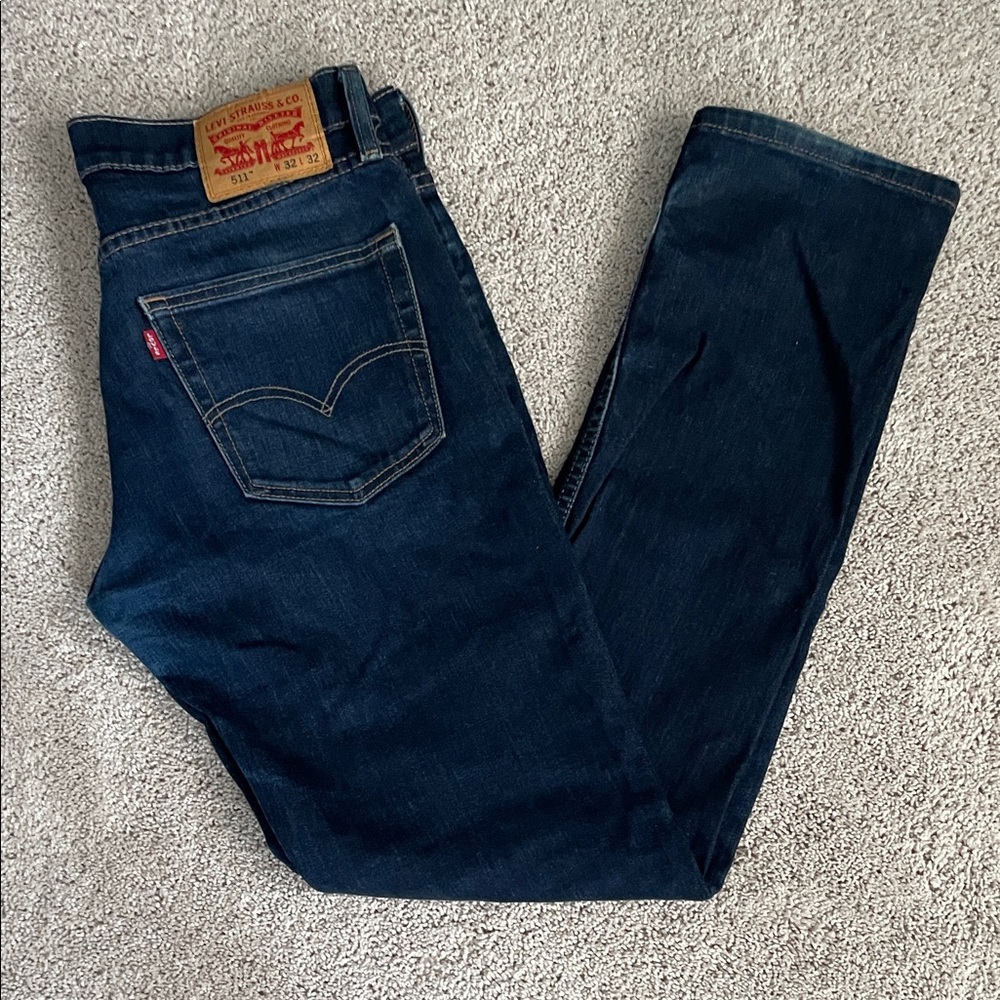 Levi's Men's 511 Slim Fit 32x32 Indigo Jeans